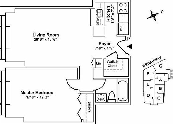2nd image of 2000 Broadway APT 11E