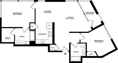 Floor plan B3