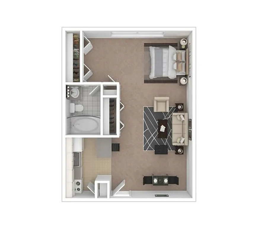 Floor plan Studio B