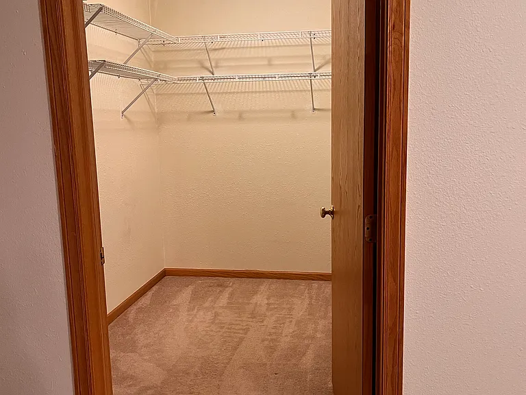 Huge walk in closets