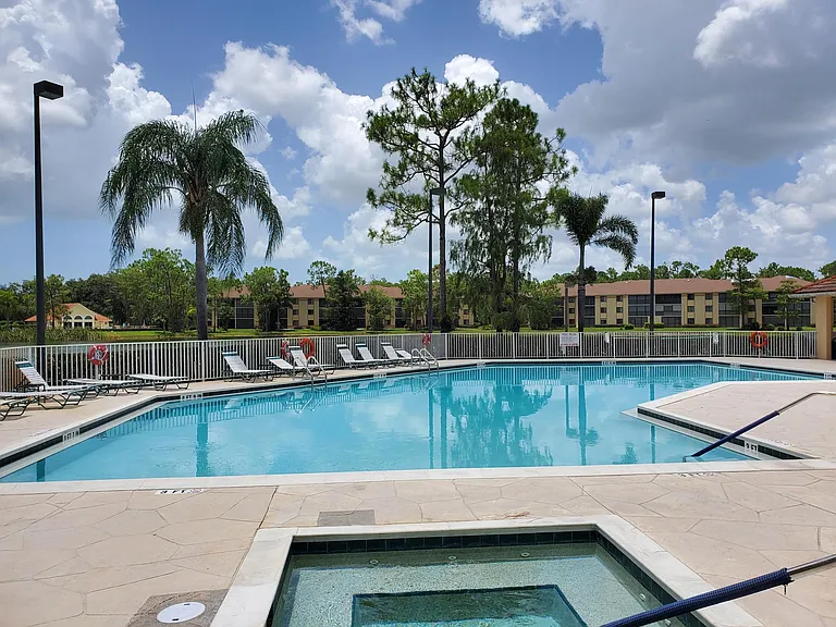 Main pool and hot tub