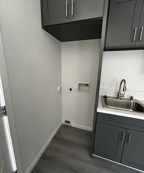 washer/dryer hook up