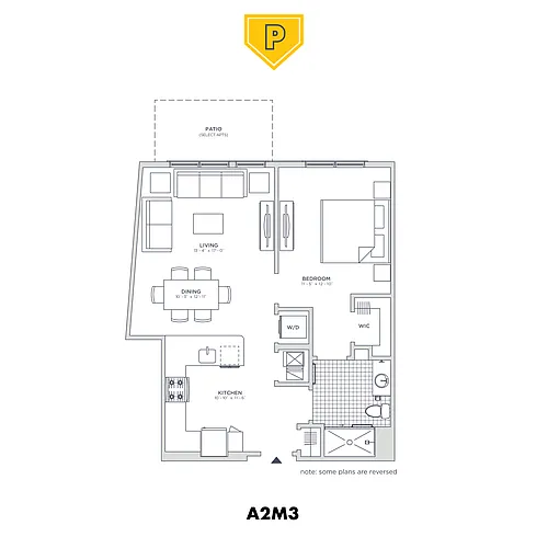 Floor plan A2M3