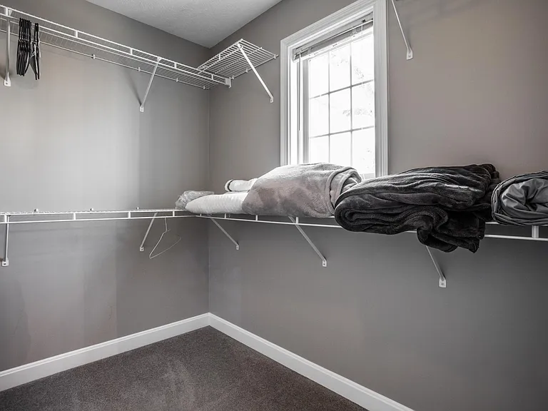 Walk in master closet