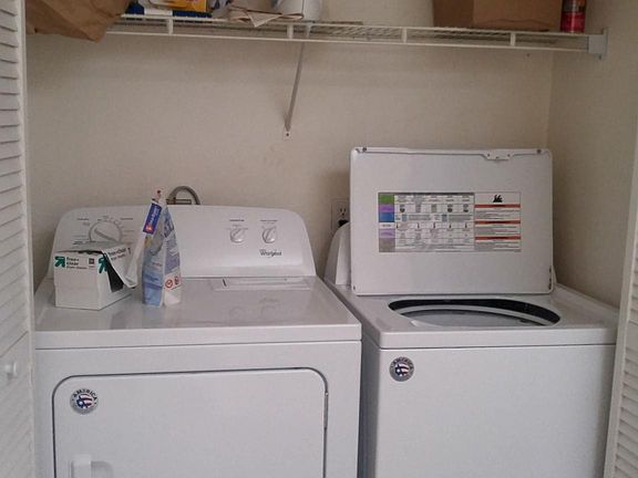 Brand new washer dryer set.