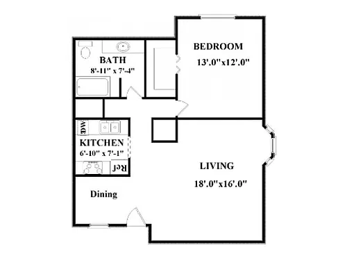Floor plan Hickory-D