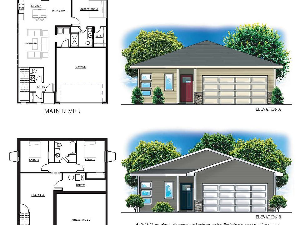 Elevation and Floor Plan