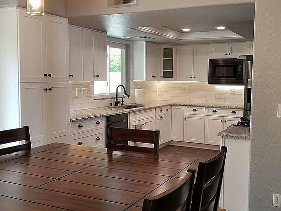 Dining room facing kitchen
