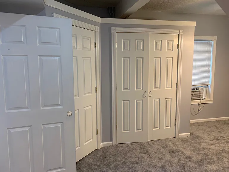 Bedroom large closets