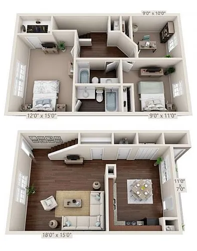Floor plan B3