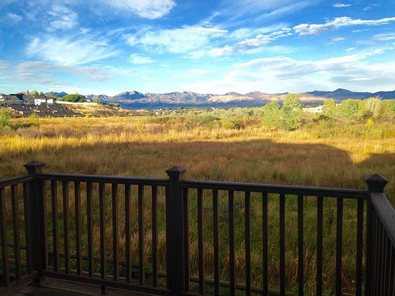 Gorgeous backyard view from the deck