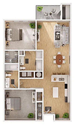 Floor plan B2