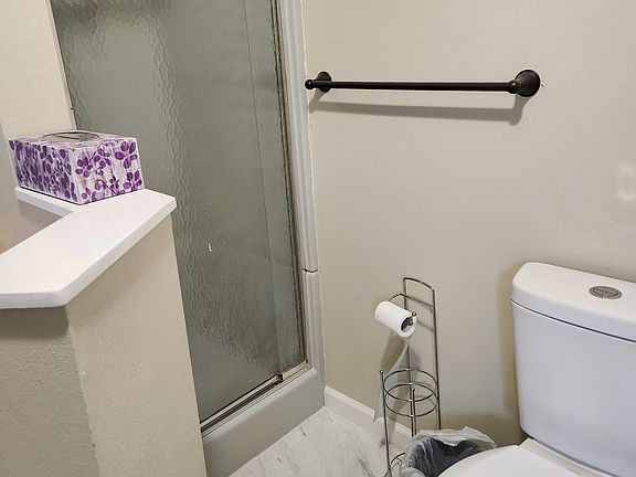 Main level bathroom shower