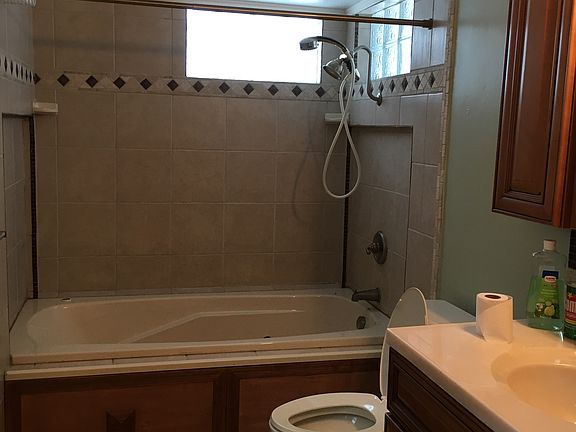 Upstairs master bathroom 