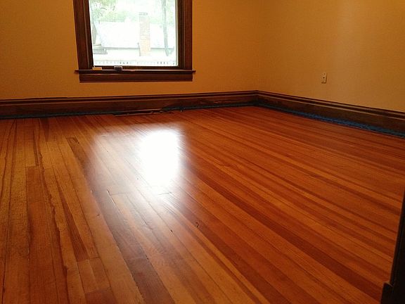 Newly refinished floors