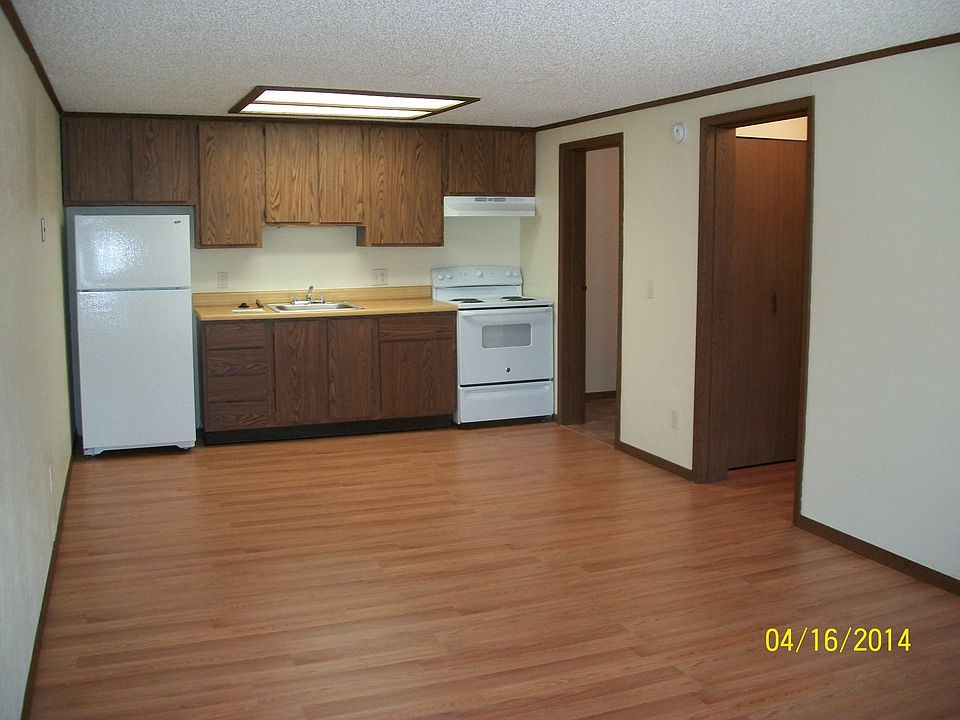 open floor plan with brand new laminate wood flooring and ap