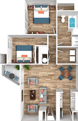 Two Bedroom One Bathroom Two Bedroom One Bathroom