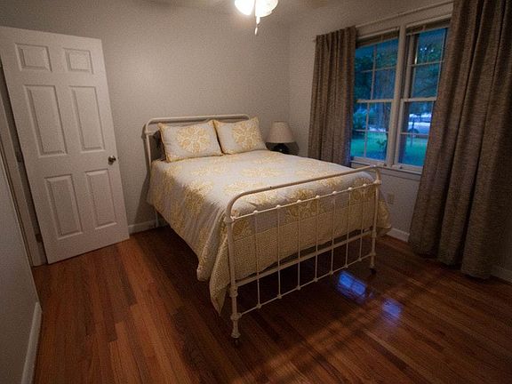 Bedroom with full bed