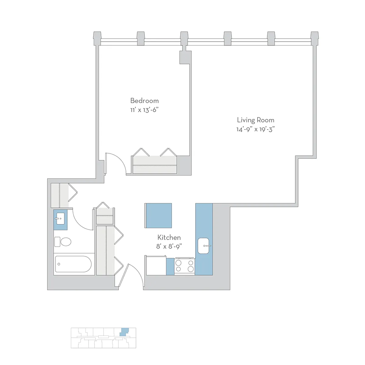 Floor plan 1bn315