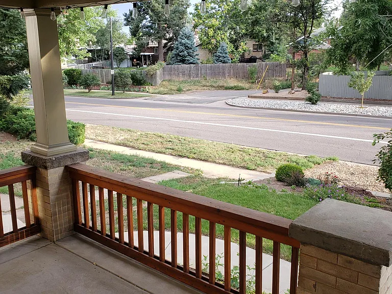 Cozy front porch