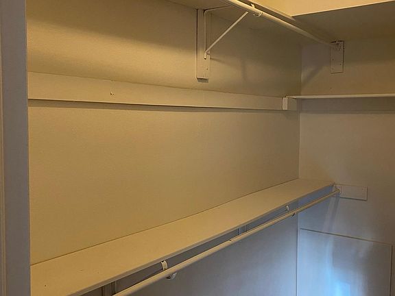 Spacious walk in closet
