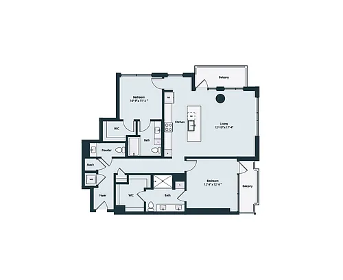 Floor plan B2-2