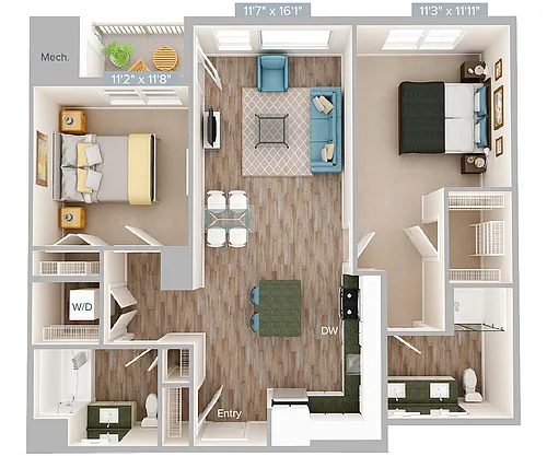 Floor plan B2_1076SF2246