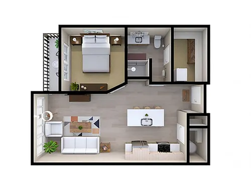 Floor plan D1