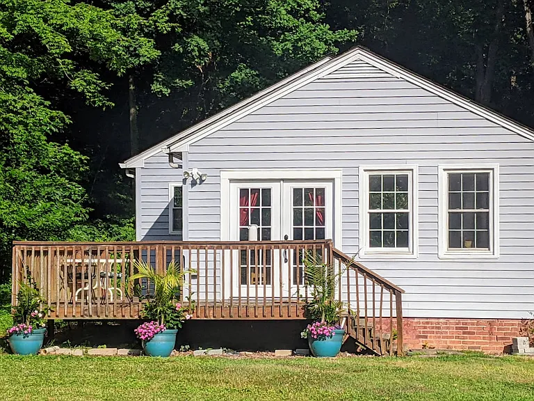 Summer Deck and flowers.