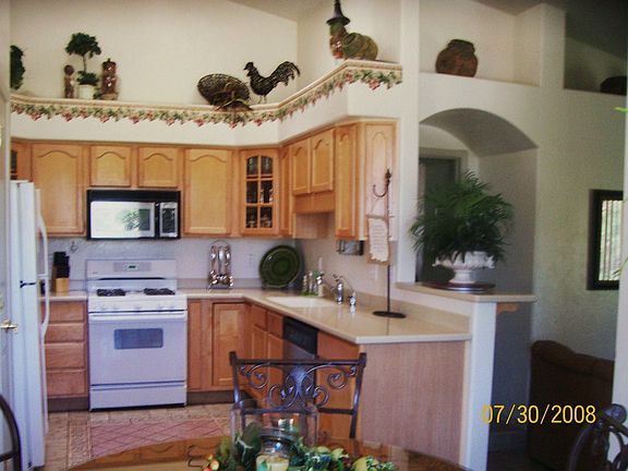 Kitchen & sunken fam. room