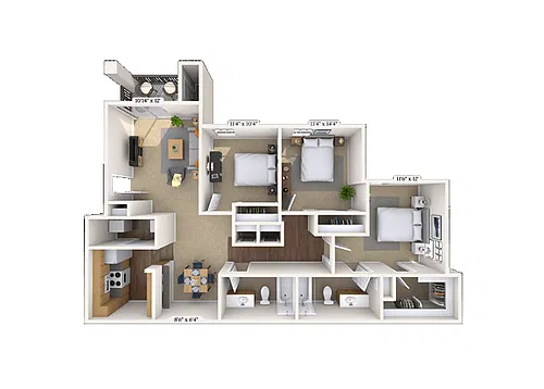 Floor plan 32B