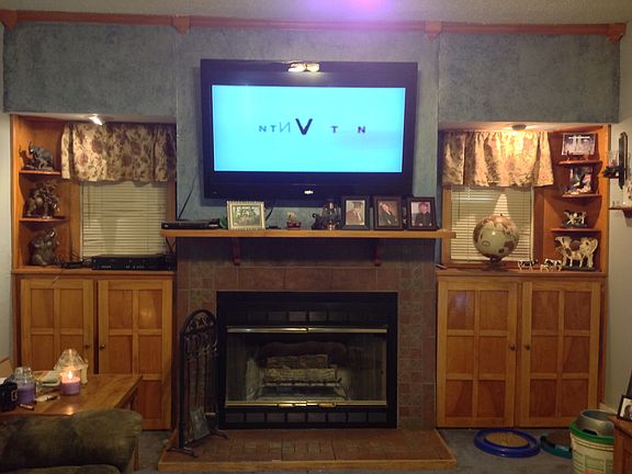 Living room main wall