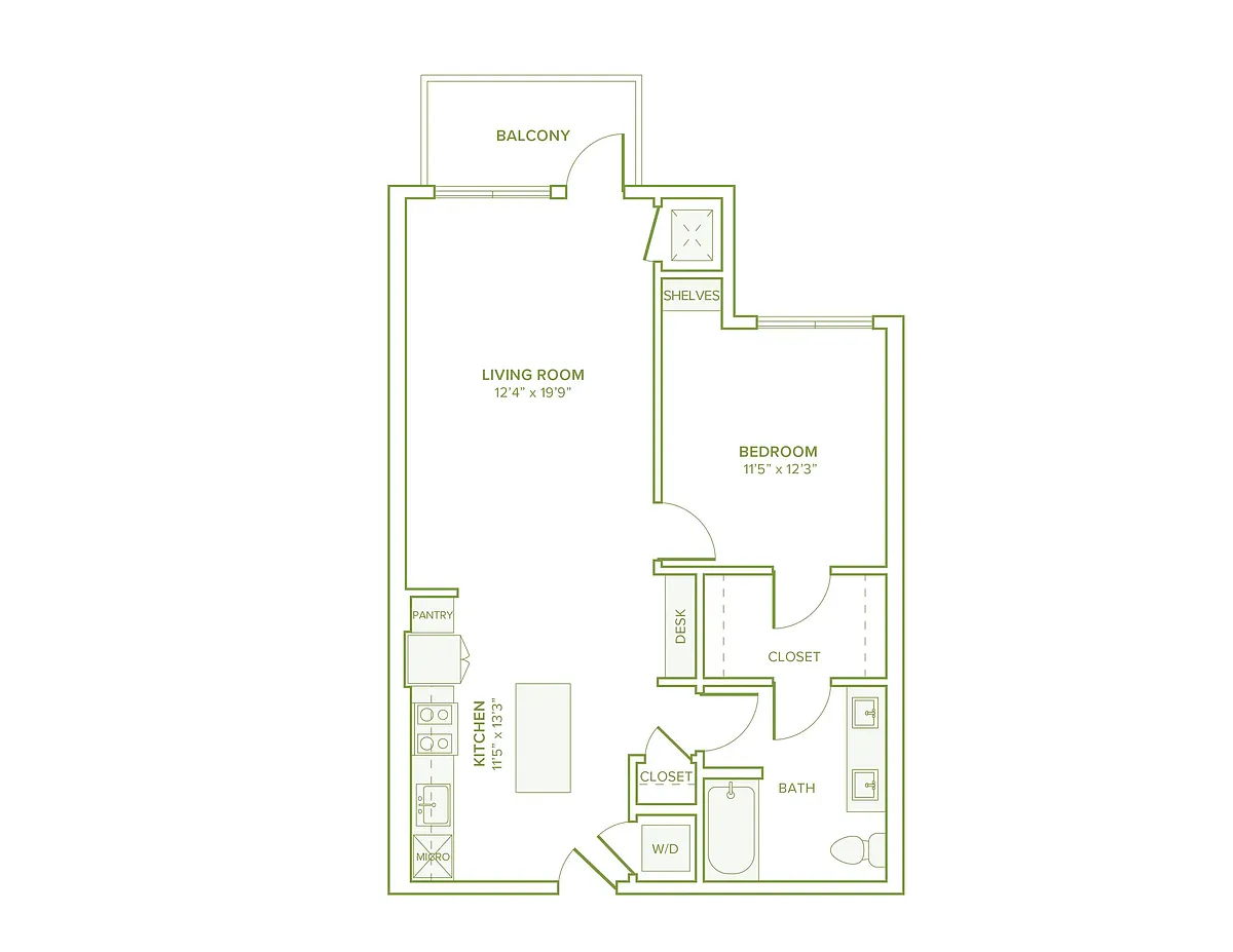Floor plan A16