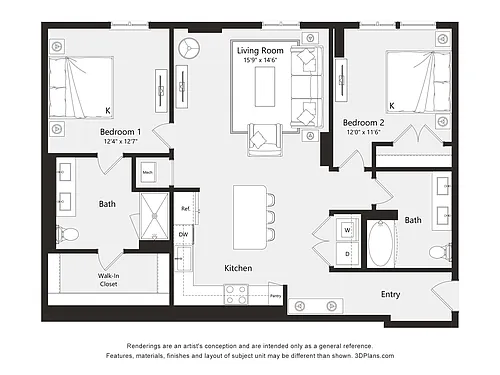 Floor plan B12