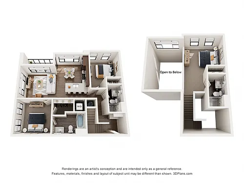 Floor plan 3 Bed Penthouse