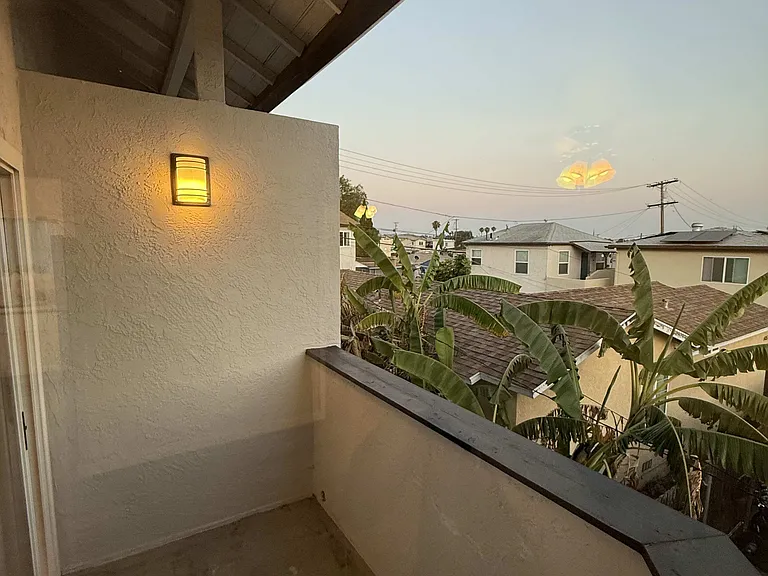 Second smaller private balcony off the living area