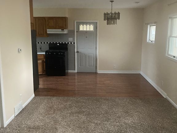 Living room and kitchen