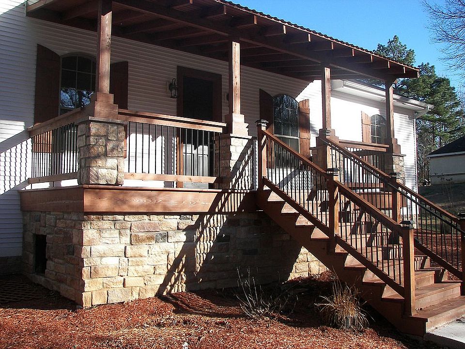 Inviting front porch