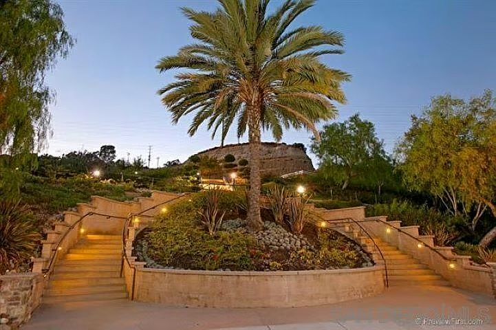 Stairs to recreation area.