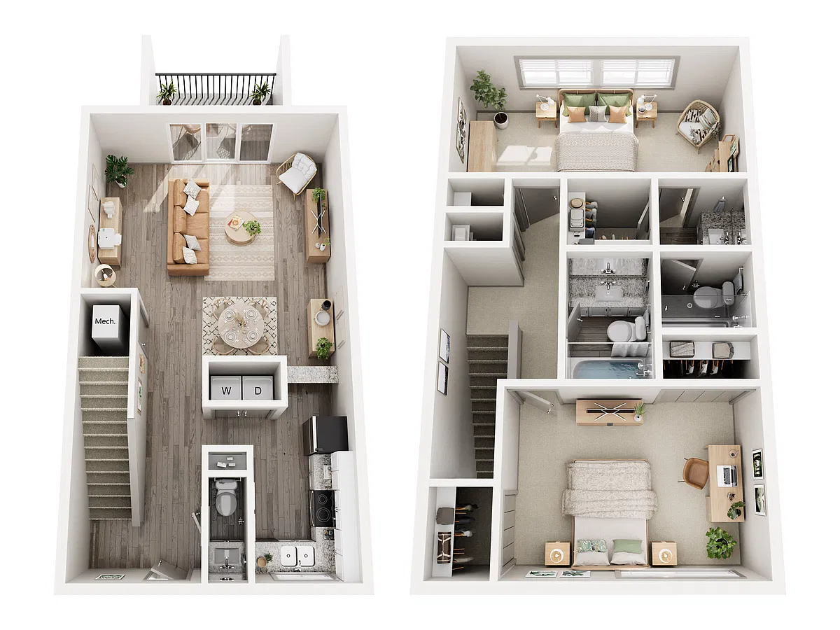 Floor plan 2B