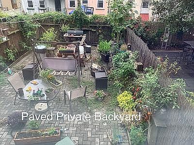 Paved Private Backyard
