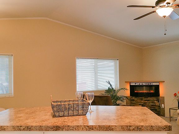 open kitchen with island