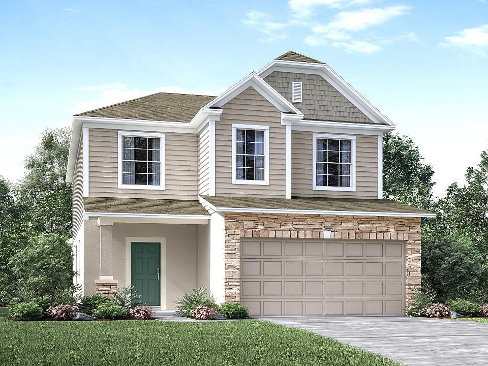 Elevation A Optional Stone Accent