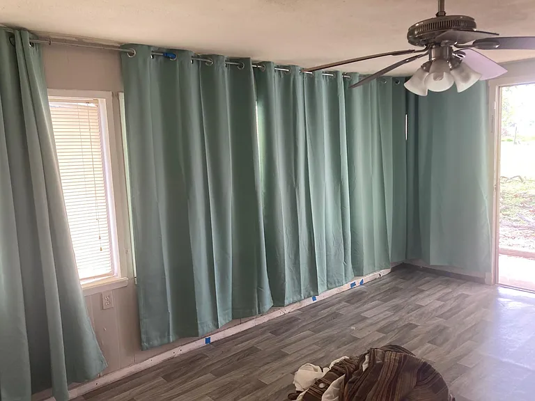 Main room with private exit to backyard