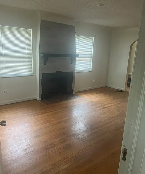 Living room and Fireplace
