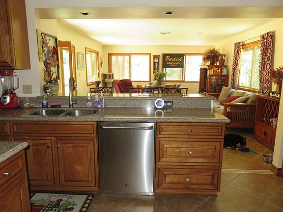 Open concept kitchen