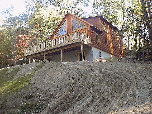 Cabin under construction