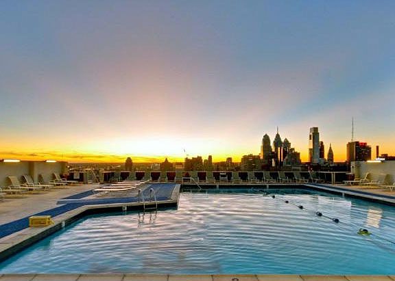 Rooftop pool