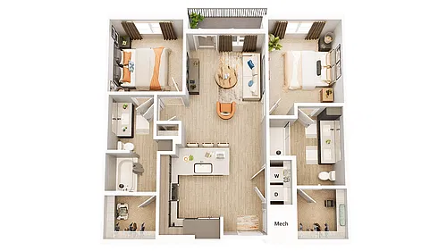 Floor plan B1-A
