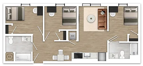 Floor plan 3C - 3X2